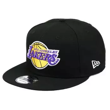 Мужская бейсболка New Era 9FIFTY Los Angeles Lakers NBA Snapback, черная, кепка, [предмет]
