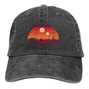 Мужская бейсболка RETRO EST Trucker Snapback Ковбойские кепки Dad Hat Tatooine Golf Hats Adjustable темно-синий