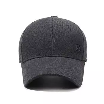 Мужская бейсболка с рисунком лося, новая сезонная мужская шляпа для мужчин среднего возраста, повседневная универсальная кепка для отдыха на открытом воздухе Adjustable серый