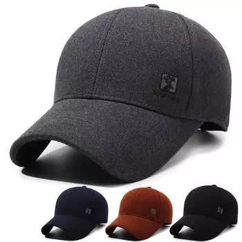 Мужская бейсболка с рисунком лося, сезонная мужская шляпа для мужчин среднего возраста, повседневная универсальная кепка для отдыха на открытом воздухе Adjustable тёмно-синий