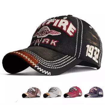 Мужская бейсболка в винтажном стиле, уличная кепка с вышивкой Rebound, повседневная кепка, спортивная кепка для активного отдыха, кепки GZW красный