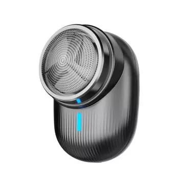 Мужская беспроводная электробритва для бритья, мини-триммер для бороды, моющийся, перезаряжаемый через USB, для сухого и влажного бритья, двойного использования