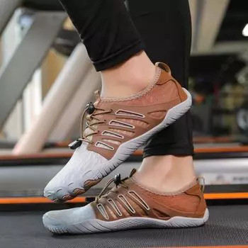 Мужская босиком аква-обувь Женская пляжная водная обувь Быстросохнущие сандалии для плавания Дренажная обувь для плавания вверх по течению Кроссовки для фитнеса Йога Дайвинг Пеший туризм Серфинг Кемпинг 37 чёрный