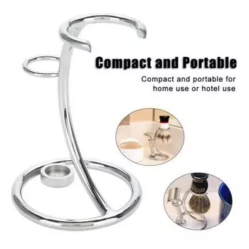 Мужская бритва для ванной комнаты, держатель для бритвы из нержавеющей стали, полка для бритья, стеллаж для хранения серебряный