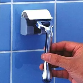 Мужская бритва на присоске, вешалка, держатель, стойка, аксессуар для ванной комнаты