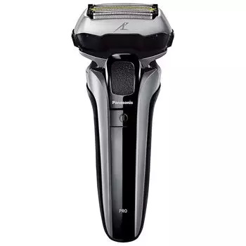 Мужская бритва Panasonic Ram Dash PRO с 5 лезвиями. Можно бриться даже во время зарядки. Серебряный ES-LV5J-S.