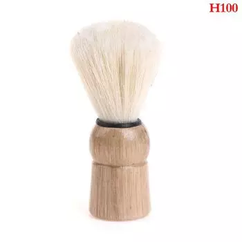 Мужская бритвенная щетка из барсучьего волоса для парикмахерской, мужская щетка для чистки бороды, инструмент для бритья, бритвенный кисть с деревянной ручкой