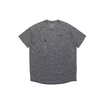 Мужская быстросохнущая футболка свободного кроя с короткими рукавами Under Armour Tech 2.0 Training, серая 1326413-002 M