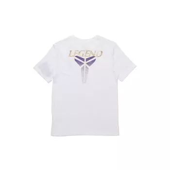 Мужская быстросохнущая спортивная футболка с коротким рукавом Nike Kobe, белая CV1043-100 L