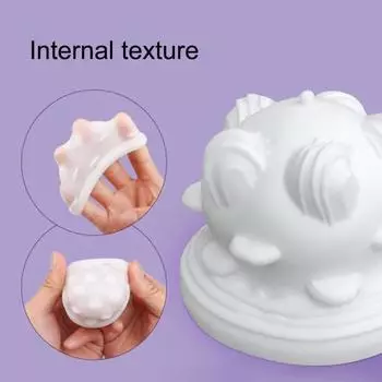 Мужская чашка для мастурбации, уникальный внешний вид, высокая эластичность, гладкая поверхность, мягкая мини-упражнение для пениса, желейная чашка для мастурбации, эротическая игрушка для взрослых