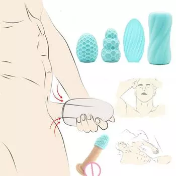 Мужская чашка для мастурбации, вагина, яйцо, пени, массаж, игрушка для взрослых для мужчин, упражнения для головки, игрушка для минета, эластичная силиконовая секс-игрушка для мужчин White A