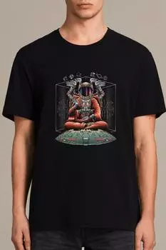 Мужская черная 10-рукая космонавт