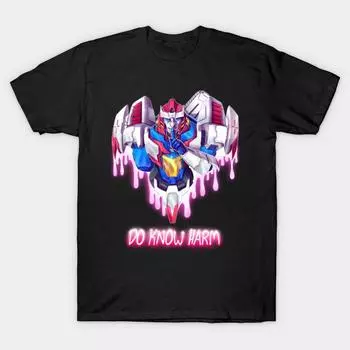 Мужская черная футболка с принтом, футболка большого размера с надписью pharma-do-know-harm, хлопковая футболка с принтом на бумаге для переноса без разрезов S чёрный