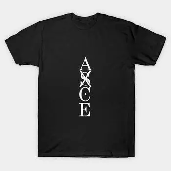 Мужская черная футболка с принтом, очень большая футболка ASCE One Piece Tattoo No-Cut Transfer Paper Print Cotton Tshirt 2XL чёрный