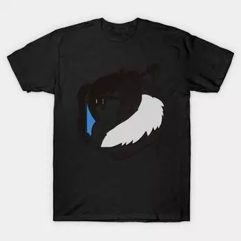 Мужская черная футболка с принтом, очень большая футболка mei-spray, хлопковая футболка с принтом на бумаге для переноса без разрезов S чёрный