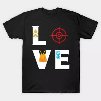 Мужская черная футболка с принтом, очень большая футболка love-soldier, хлопковая футболка с принтом на бумаге для переноса изображения без разрезов 4XL чёрный