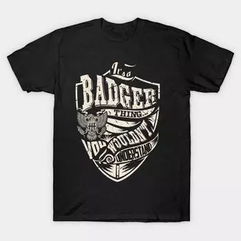 Мужская черная футболка с принтом Super Large TShirt It s a-bardger-thing No Cut Transfer Paper Печати Хлопковая футболка XL чёрный