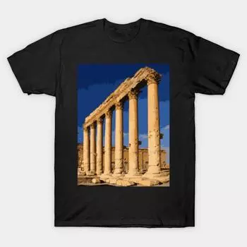 Мужская черная футболка с принтом, супербольшая футболка, лимитированная серия, эксклюзивная, temple-of-bell, хлопковая футболка с принтом на бумаге для переноса без разрезов 4XL чёрный