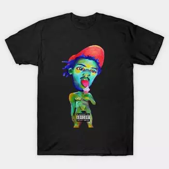 Мужская черная футболка с принтом, супербольшая футболка atiwio, хлопковая футболка с принтом на бумаге для переноса без вырезов S чёрный