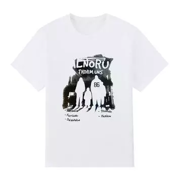 Мужская Черная футболка с принтом Thdrm Uns Super Large TShirt The Best of Friends No-Cut Transfer Paper Печати Хлопковая футболка S белый