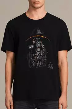 Мужская черная футболка Scary Crow