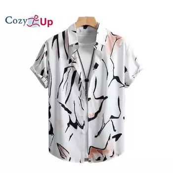 Мужская черно-желтая текстурированная мужская рубашка с коротким рукавом, мужская рубашка, лето 2025 г., новинка S