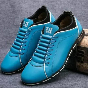 Мужская деловая кожаная обувь Мокасины Дышащие мужские повседневные лоферы Удобная мужская обувь 38 красный