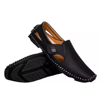 Мужская деловая обувь Lazy Shoes для отдыха на пляже и на открытом воздухе 48 белый