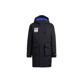 Мужская длинная пуховая парка Adidas Originals 2-в-1, черная H58062 XS