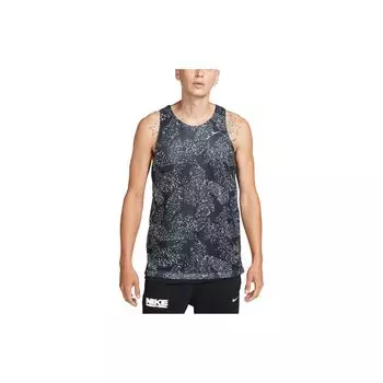 Мужская двусторонняя быстросохнущая баскетбольная майка Nike Dri-FIT Standard Issue, черная FB7056-010