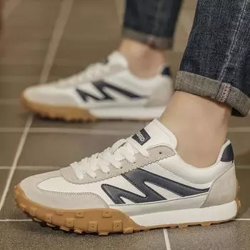 Мужская дышащая и нескользящая рабочая обувь Модная спортивная обувь Мужская обувь для походов на открытом воздухе Обувь для скейтбординга 39 чёрный