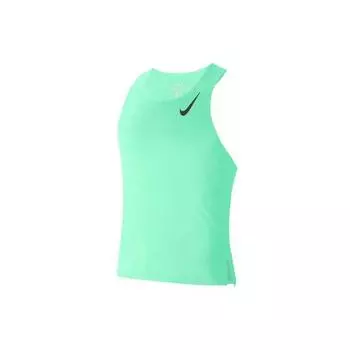 Мужская дышащая майка для бега Nike AeroSwift, светящаяся зеленая CJ7836-342 M