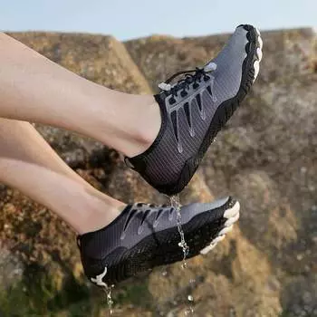 Мужская дышащая пляжная обувь, летняя быстросохнущая обувь для воды, женская удобная эластичная обувь для воды, дорожная обувь для дайвинга и серфинга EU:45 жёлтый