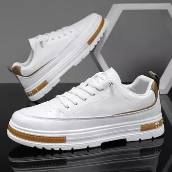 Мужская дышащая повседневная обувь, всесезонная спортивная обувь для занятий спортом на открытом воздухе, студенческие белые туфли, мягкая подошва, удобная обувь для ходьбы 39