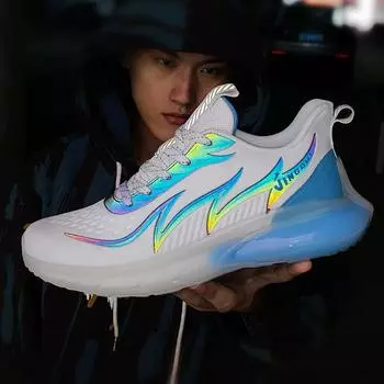 Мужская дышащая повседневная спортивная обувь, уличная нескользящая обувь для бега, модная баскетбольная обувь 39