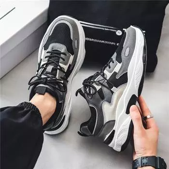 Мужская дышащая сетчатая повседневная обувь, летняя, антизапаховая, столетняя, со спортивной и досуговой сеткой, красные вулканизированные кроссовки, повседневная спортивная обувь Tide Shoes 39