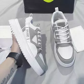 Мужская дышащая сетчатая повседневная обувь Вулканизированные кроссовки Летние трендовые туфли на платформе Спортивные туфли Hundred с тонкими маленькими белыми кроссовками Повседневная спортивная обувь 39