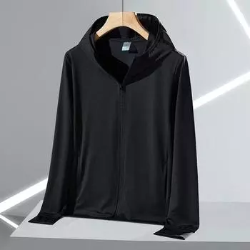 Мужская дышащая солнцезащитная одежда Ice Silk, устойчивая к ультрафиолетовому излучению, легкая солнцезащитная одежда для пар на открытом воздухе XXXXL белый