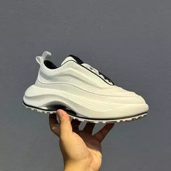 «Мужская европейская обувь для пап 2023 года: Удобные, дышащие, с толстой подошвой, сверхлегкие, увеличивающие рост роскошные спортивные кроссовки. чёрный/белый