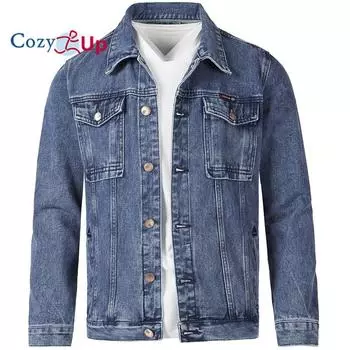 Мужская фирменная куртка Cosy Up Trucker M синий