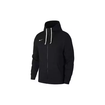 Мужская флисовая футбольная куртка с полной молнией Nike, черная AJ1313-010 M
