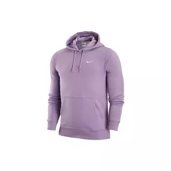 Мужская флисовая худи Nike Nsw Swoosh с однотонным принтом логотипа, фиолетовая 916271-590 XXL