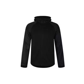Мужская флисовая худи с молнией во всю длину Nike Therma, зимняя мужская толстовка, черная AT3918-010 XXL