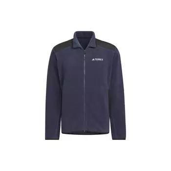 Мужская флисовая куртка Adidas с полной молнией, темно-бирюзовая IR8338 XL