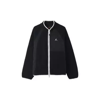 Мужская флисовая куртка Jordan Essentials с вышитым логотипом, черная DV1584-010 XL