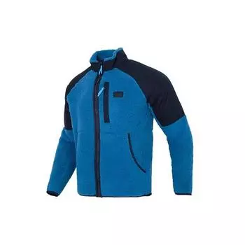 Мужская флисовая куртка с молнией во всю длину Under Armour Legacy Sherpa, синяя 1373655-437 M
