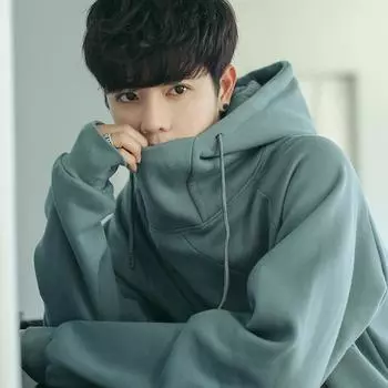 Мужская флисовая куртка свободного кроя с высоким воротником и капюшоном, осенне-зимняя 3XL чёрный