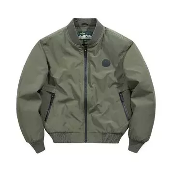 Мужская флисовая термокуртка осень-зима Куртка Молодежная мужская быстросохнущая дышащая бейсбольная куртка Куртка с воротником M