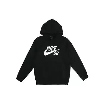 Мужская флисовая толстовка с капюшоном Nike SB Icon, черная AJ9734-010 M