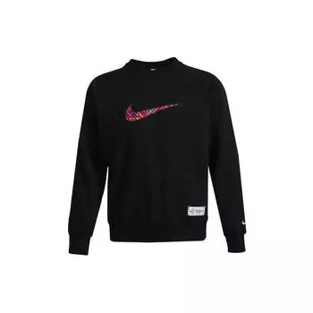 Мужская флисовая толстовка с круглым вырезом и длинными рукавами Nike Sportswear, черная DH1381-010 XL